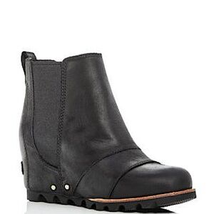 SOREL Women’s Lea Wedge Bootie Black 7.5